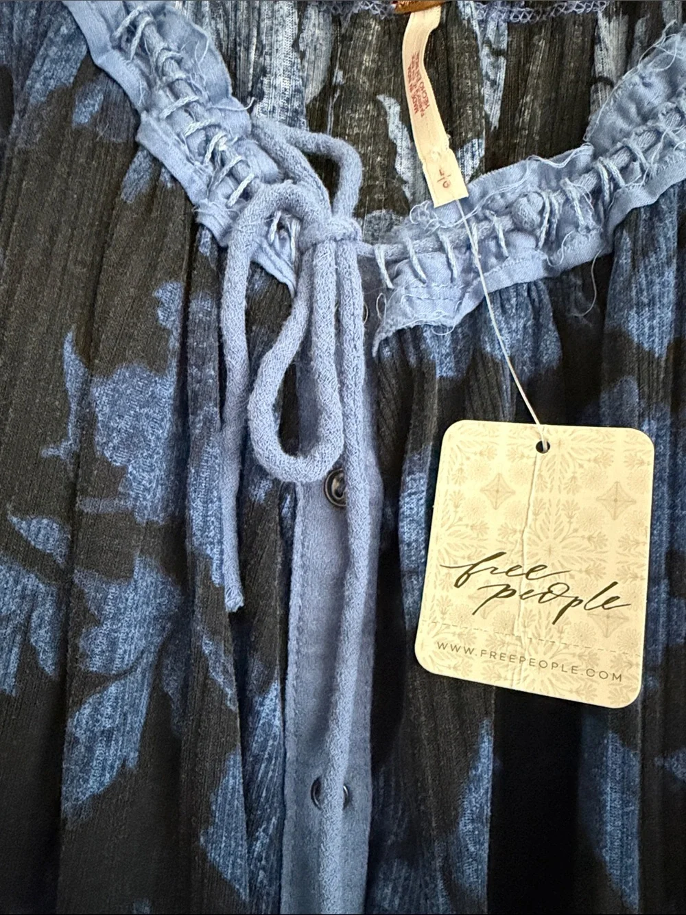 Boho Flowy Free People Blouse NWT